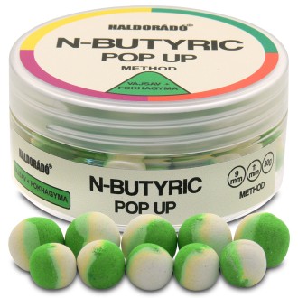 Haldorádó Pop-Up N-Butyric Method 30g 9+11mm Kyselina máselná/Česnek