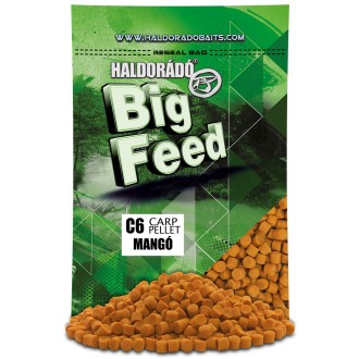 Haldorádó Pelety Big Feed C6 Pellet 700g 6mm Mango