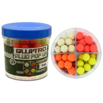 Haldorádó Fluo Pop-Up Boilies Quatro Mix 50g 11mm