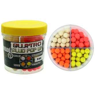 Haldorádó Fluo Pop-Up Boilies Quatro Mix 50g 8mm