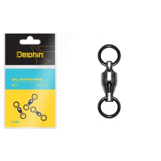 Sumcový Obratlík Delphin Ball Bearing Swivel 3ks