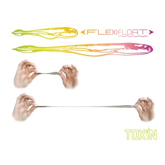 Umělá nástraha Delphin TOXIN UVs / 8ks 8cm / CANDY