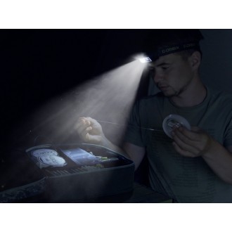 Čelová lampa Delphin Orbix