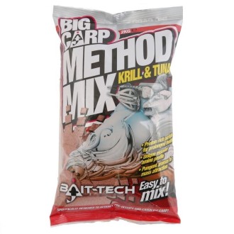 Krmítková směs  Bait-Tech Big Carp Method Mix Krill & Tuna 2kg