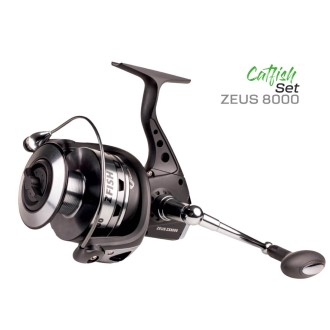 Combo prut Zfish Catfish Fighter 2,85m 100-300g + naviják Zeus ZX 8000