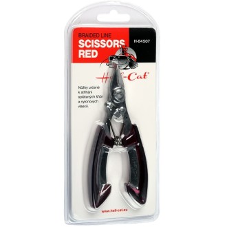 Nůžky Hell-Cat Scissor for Braided Line-S/S Claret-Red