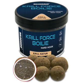 Haldorádó Wafters Krill Force Hard Hook Boilies 16/20mm Krill Natur