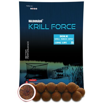 Boilies Haldorádó Krill Force Long Life Krill - Indian Spice 700g