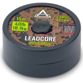 Olověnka Anaconda Super Soft Leadcore hnědá 15m