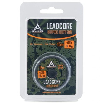 Anaconda olověnka Super Soft Leadcore 40lb 5m zelená