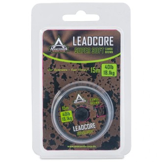 Anaconda olověnka Super Soft Leadcore 40lb 5m hnědá