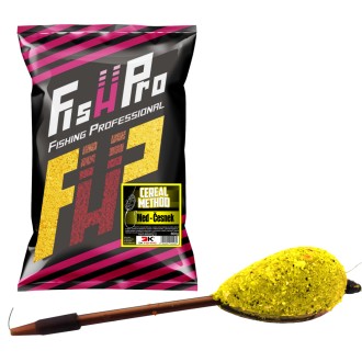 Fish Pro krmítková směs Cereal Method med-česnek 800g