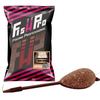 Fish Pro krmítková směs Cereal Method oliheň-jahoda 800g