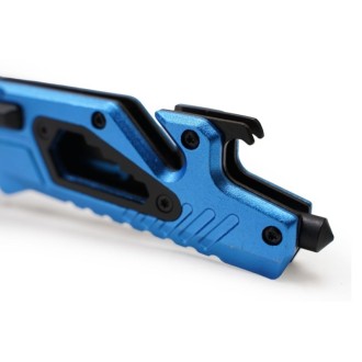 Nůž skládací Obsidian modrý 22cm + podpalovač