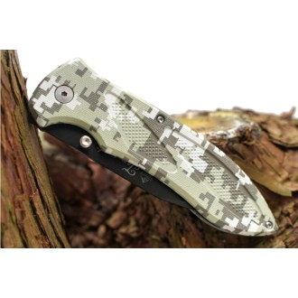Nůž skládací Tempest maskáč 22cm