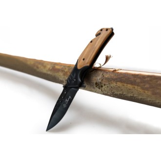 Nůž skládací Fury dřevěný 21,5cm