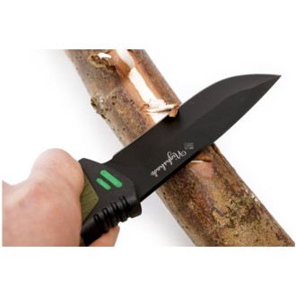 Nůž Nighshade olivový s pouzdrem 25cm + podpalovač