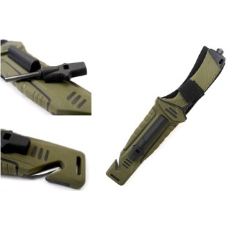 Nůž Nighshade olivový s pouzdrem 25cm + podpalovač
