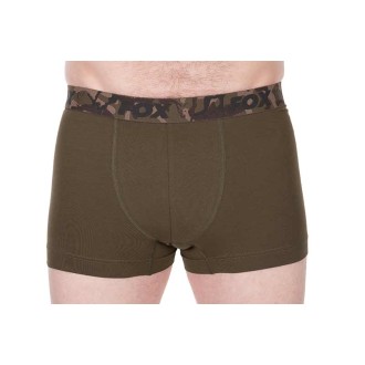 Fox Boxer Shorts - Khaki/Black