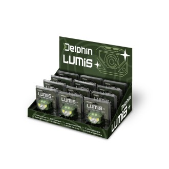 Čelová lampa Delphin Lumis