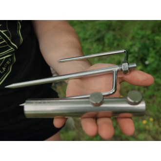 Nerezový zapichovací držák deštníku Delphin TRIB 3x hrot