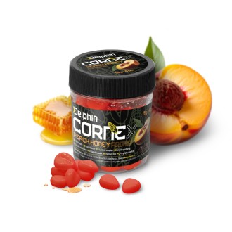 Umělá nástraha Delphin CorneX Pop Up Medová Broskev 60ks