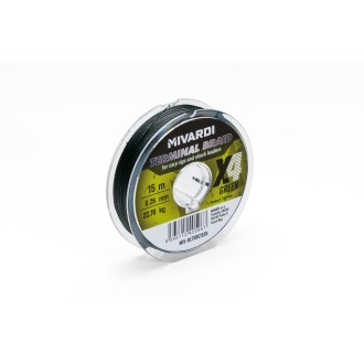 Návazcová šňůrka Mivardi Terminal X4 Braid Green 15m