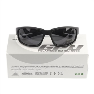Polarizační brýle Gardner Black Sunglasses GPB (UV400) plovoucí