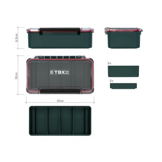 Krabice Delphin TBX Case Clip Ideal 210x120x65mm