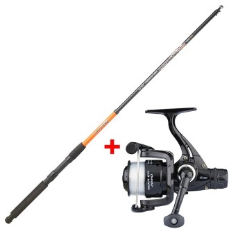 Prut Sert Instinct Melody Telespin 1,80m 5-20g + naviják Meka Efi 201 RD