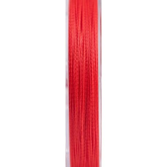 Ujímaný pletený šokový návazec Fox Spomb Tapered Braided Leaders Red & Black
