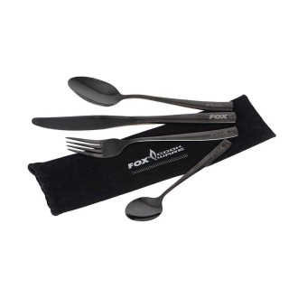Příborová sada Fox Cookware Black Stainless Cutlery Set