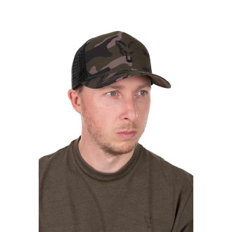 Kšiltovka Fox Black Camo Trucker Cap