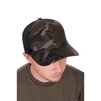 Kšiltovka Fox Black Camo Trucker Cap