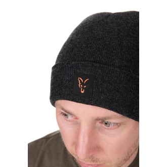 Čepice Fox Collection Beanie Black/Orange