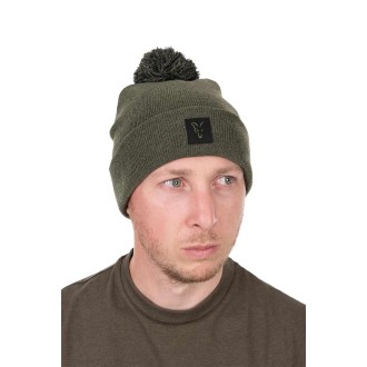 Čepice Fox Collection Bobble Hat Green/Black