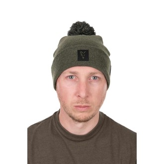 Čepice Fox Collection Bobble Hat Green/Black