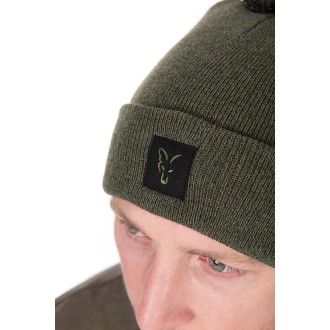 Čepice Fox Collection Bobble Hat Green/Black