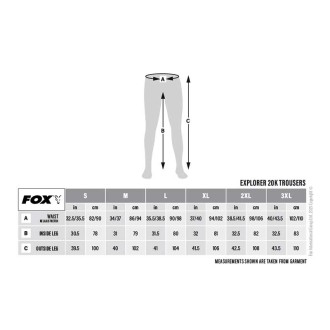 Kalhoty Fox Explorer 20K Trousers