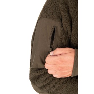 Bunda Fox Olive Sherpa Hybrid Jacket