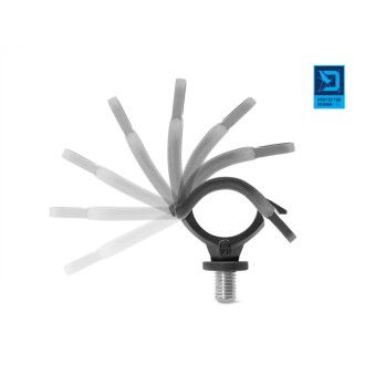 Držák prutu s pojistkou Delphin LOX 1x Uni držák + 2x gumička