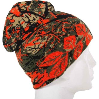 Čepice Sports maskáčová oranžová