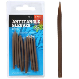 Převleky proti zamotání Giants Fishing Anti-Tangle Sleeves Brown 10ks