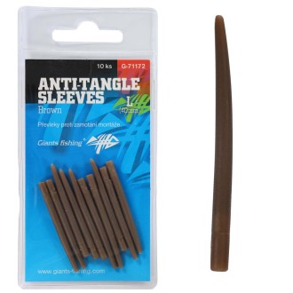 Převleky proti zamotání Giants Fishing Anti-Tangle Sleeves Brown 10ks