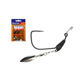 MUSTAD INFILTRATOR BLADE WEIGHT ZATĚŽENÝ OFFSET HÁČEK