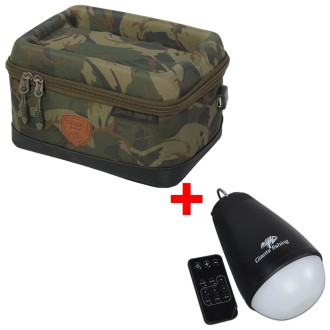 Akční set Giants Fishing - Pouzdro na elektroniku Medium + Světlo Camping Lamp LED Multicolour