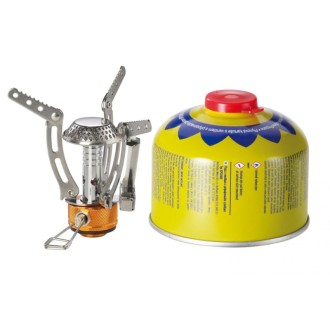 Skládací vařič Meva Twist + 230g kartuš