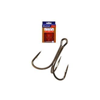 MUSTAD IN-LINE TRIPLE GRIP® TITAN STEEL TROJHÁČEK