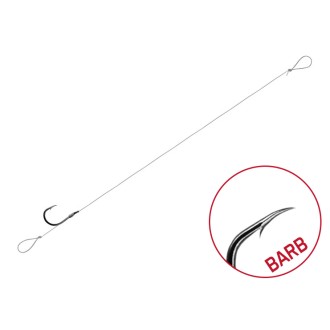 Feedrový návazec Delphin FLR Loop 0,22mm 6ks