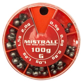 Broky Mistrall hrubé G sada 100g